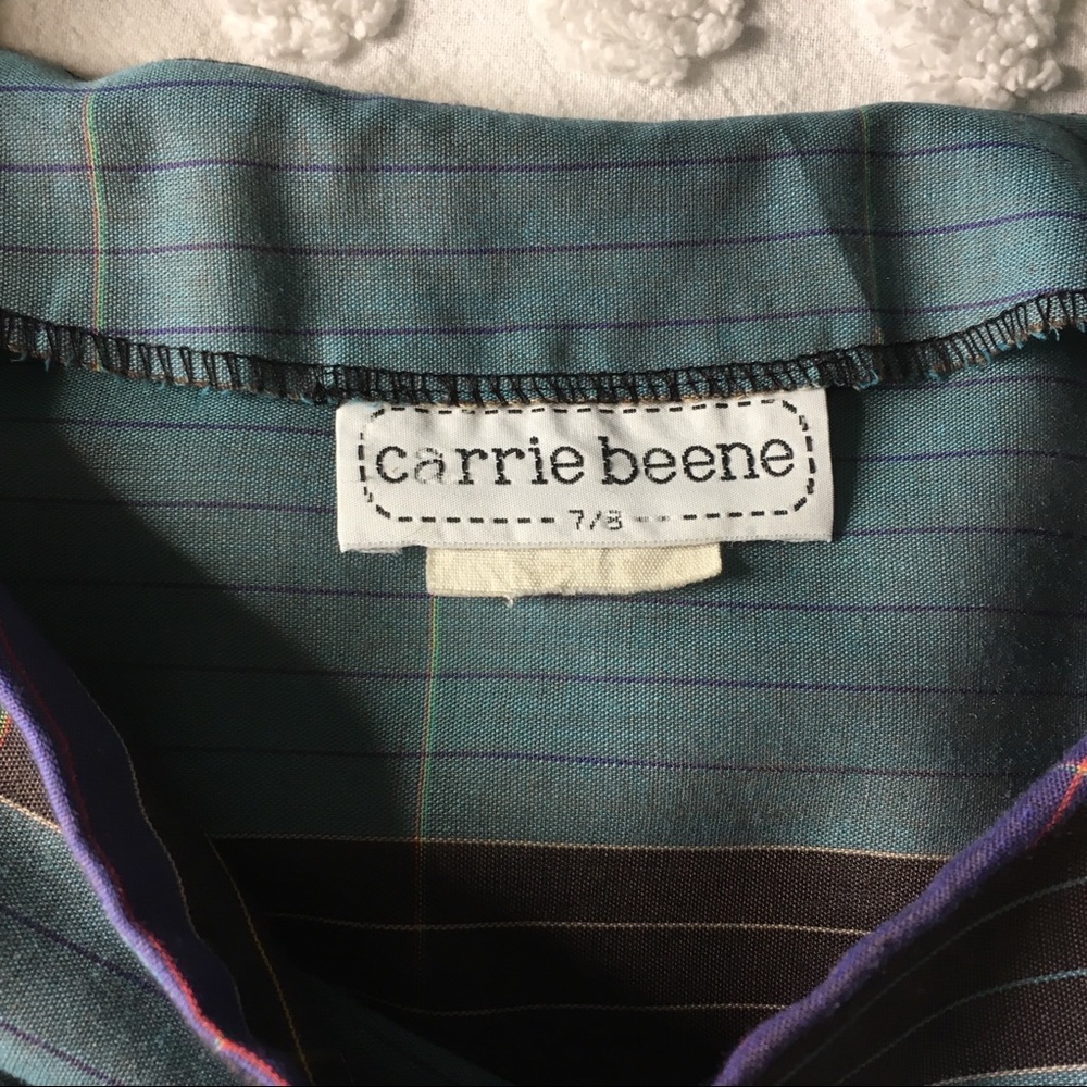 80’s Tie-Waisted Blouse - Picture 7 of 8